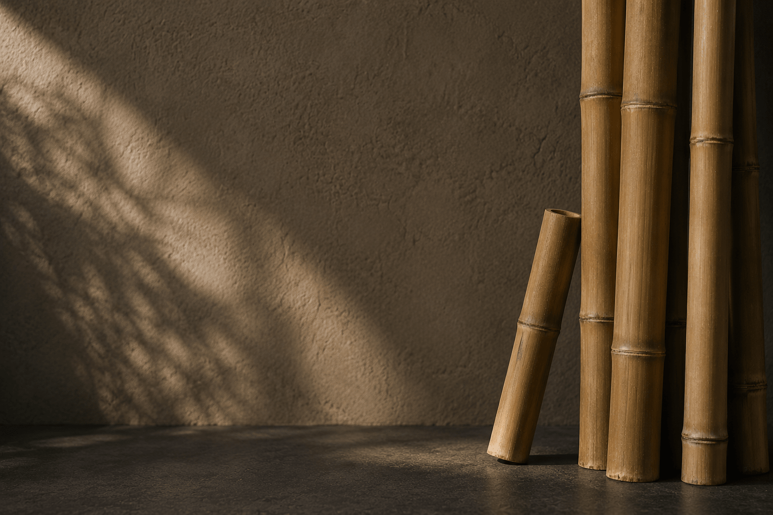 Bamboo poles