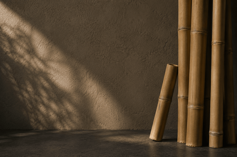 Bamboo poles